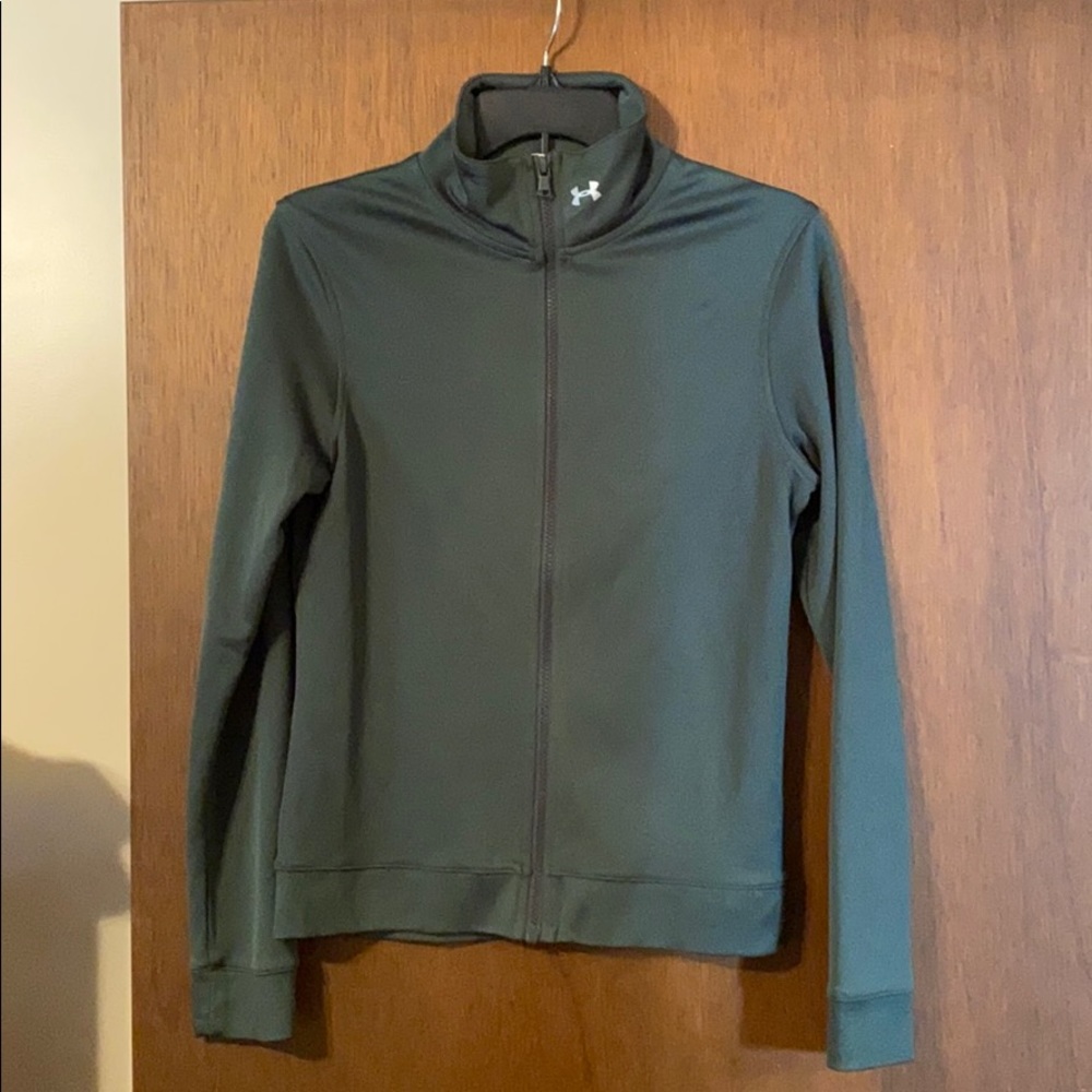 Under Armour gray lightweight zipper jacket